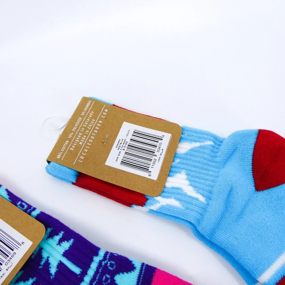 Locale Outdoor Socks‎ 2 Pairs Youth One Size 11 - 1 Nature Winter Sport Ski New
